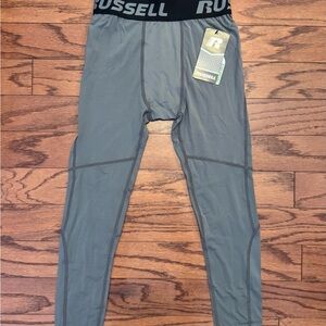 Russell Athletic Gray Kids Tights
